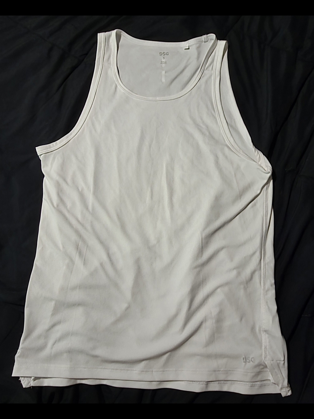NWoT DSG Men's Stride Run White Tank Top Small - Dicks Sporting Goods
